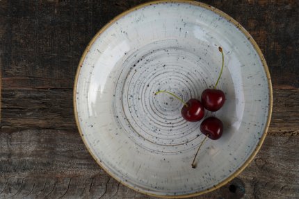 handgetöpferte sehr edle Pasta Bowl Keramik Schale